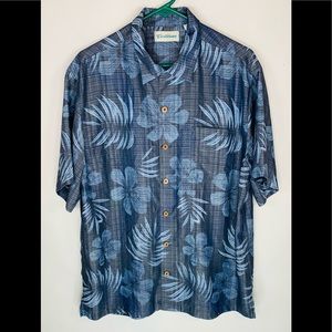 Caribbean Men’s Large Hawaiian Shirt Floral